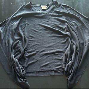 Michael Kors Black Cape Blouse Sweater
